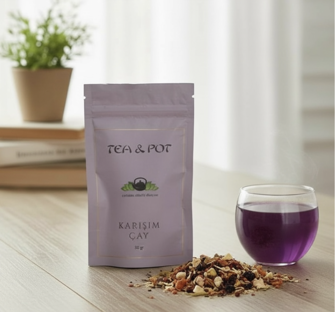 PURPLE DREAM - MAVİ KELEBEK BİTKİSİ VE MEYVE KARIŞIMI - 50 GR 2